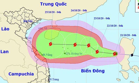 Bão Saudel đã vào Biển Đông