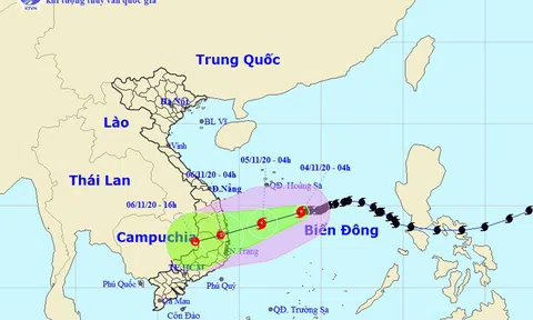 Bão số 10 di chuyển theo hướng Tây Tây Nam, giật cấp 11, Bắc Bộ trời lạnh, Tây Nguyên - Nam Bộ mưa dông vài nơi