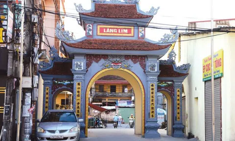 Phác thảo bức tranh cổng làng Bắc Ninh, từ truyền thống đến hiện đại