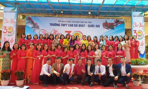 Trường THPT Cao Bá Quát - Quốc Oai tổ chức kỷ niệm 30 năm ngày thành lập
