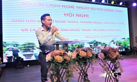 Đông Anh - Hà Nội: Tổ chức hội nghị Nghệ nhân, doanh nhân, chủ nhà vườn tiêu biểu năm 2020