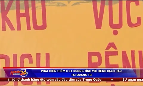 Phát hiện thêm 8 ca dương tính với bệnh bạch hầu tại Quảng Trị