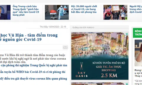 Viện Virus học Vũ Hán, tâm điểm trong tranh cãi về nguồn gốc Covid-19