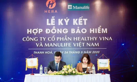 Hera ký thỏa thuận hợp tác bảo trợ cuộc sống vẹn toàn thịnh vượng với Manulife Việt Nam