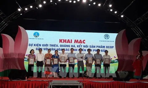 Khai mạc sự kiện giới thiệu, kết nối sản phẩm OCOP gắn với văn hóa các tỉnh miền núi phía Bắc.