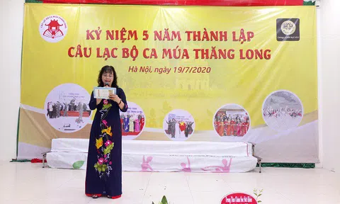 Lễ kỉ niệm 5 năm ngày thành lập " Câu lạc bộ ca múa thăng Long"