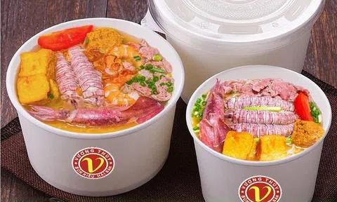 Hương Vị Bún Riêu Hải Sản Vương Thủy xua tan cái lạnh Hà Nội