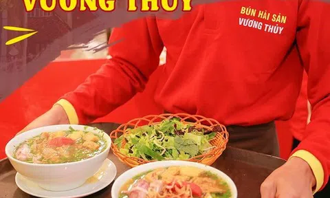 Bún riêu hải sản Vương Thủy – Đơn giản mà ngon.