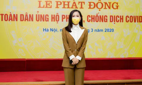 Mai Phương Thuý đại diện ủng hộ 20 tỷ đồng cho công tác phòng chống dịch Covid-19