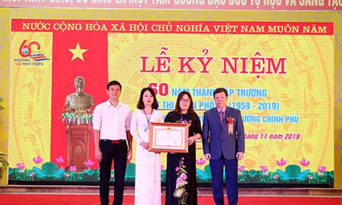 Kỷ niệm 60 năm thành lập Trường THCS thị trấn Phố Lu