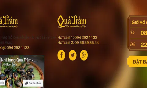 Nhà hàng Quả Trám, 21 Phùng Hưng, Hà Nội: Nơi hội tụ tinh hoa ẩm thực Việt