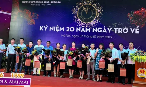 Hội khóa (1996 - 1999) Trường THPT Cao Bá Quát: 20 năm ngày trở về và nghĩa tình còn mãi!