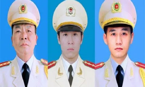 Tổ chức trọng thể lễ tang 3 liệt sỹ Công an nhân dân