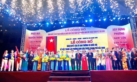 UBND phường Nam Sơn, TP Bắc Ninh, tỉnh Bắc Ninh: Chúc mừng năm mới!
