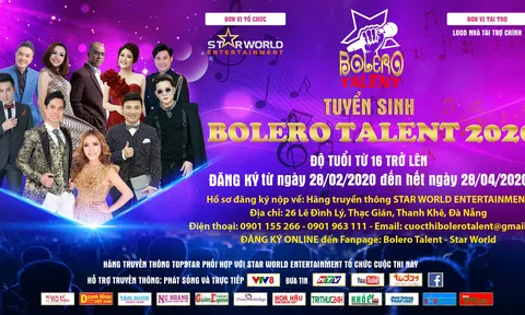 “Chính thức khởi động cuộc thi tìm kiếm tài năng mới Bolero Talent 2020”