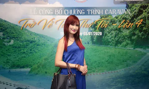 Diễn viên Hiền Mai tham gia chương trình Caravan “Trở về tuổi thơ tôi” lần thứ 4