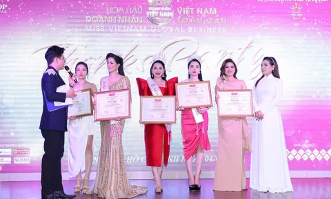Thanks Party Hoa hậu Doanh nhân Việt nam Toàn cầu: Đêm hội tụ nhan sắc