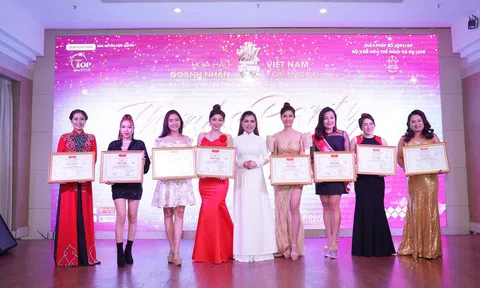 Miss gương mặt đẹp Nguyễn Thị Đức Hiệu lộng lẫy tại Thanks Party Hoa hậu Doanh nhân Việt Nam Toàn cầu