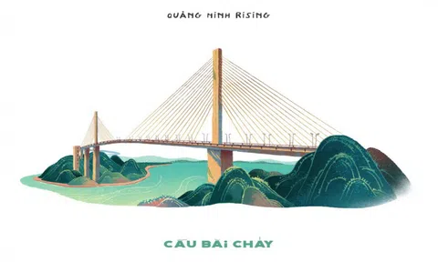 Ngắm những công trình “biểu tượng” của Quảng Ninh qua những hình vẽ
