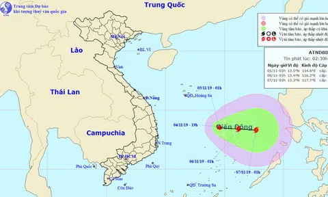 Bắc Bộ sáng sớm và đêm trời rét, Trung Bộ - Nam Bộ mưa dông vài nơi, áp thấp nhiệt đới có khả năng mạnh lên thành bão