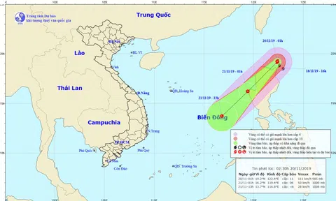 Bão Kalmaegi vào Biển Đông suy yếu nhanh, Bắc Bộ sáng và đêm trời rét, Trung Bộ - Nam Bộ mưa dông vài nơi
