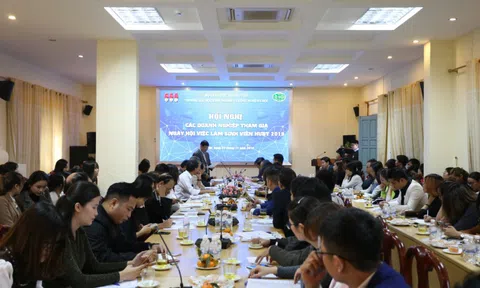 Hội nghị các doanh nghiệp tham gia Ngày Hội việc làm sinh viên HUBT 2019