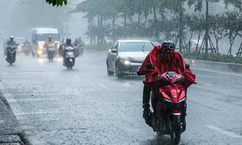 Miền Trung mưa lớn diện rộng, Tây Nguyên - Nam Bộ mưa dông vào nơi, Bắc Bộ sáng sớm và đêm trời lạnh,