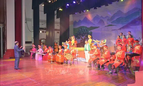 Độc đáo chương trình nghệ thuật 'Hương sắc Quê Thanh'