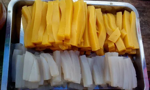 Bánh đúc của người Nùng xứ Mường