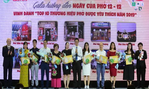 Top 10 thương hiệu phở được yêu thích nhất năm 2019