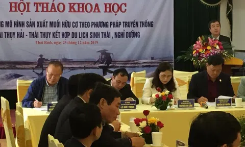 Thái Bình: Xây dựng mô hình sản xuất muối hữu cơ truyền thồng kết hợp sinh thái nghỉ dưỡng