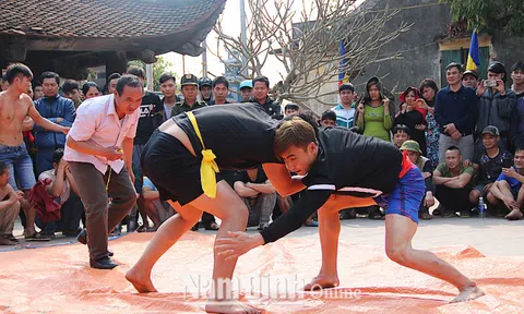 Nam Định: Nét đẹp văn hóa dân gian trong lễ hội mùa xuân ở Nam Trực