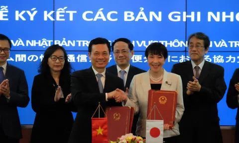 Việt Nam và Nhật Bản ký kết hợp tác thông tin, truyền thông, bưu chính