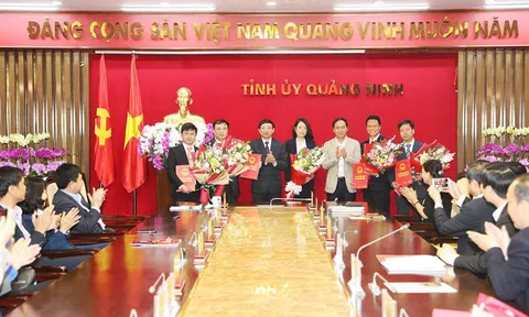 Nhân sự mới Quảng Ninh, thành phố Hồ Chí Minh