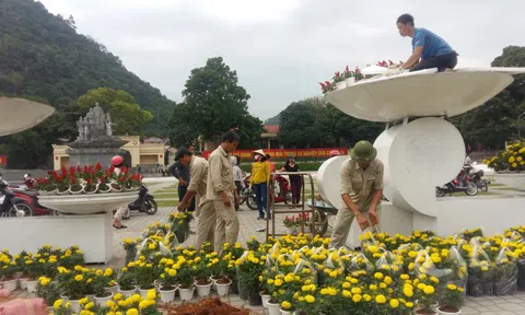 Thành phố Hà Giang chỉnh trang đô thị đón xuân