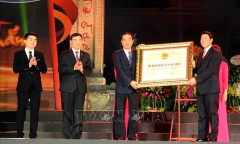 Bắc Giang: Đón nhận Bằng xếp hạng Di tích quốc gia đặc biệt Địa điểm chiến thắng Xương Giang