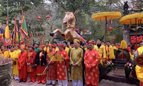 Hà Nội: Lễ hội đền Sóc tưởng nhớ Thánh Gióng