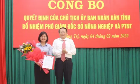 Quảng Trị công bố nhiều quyết định về công tác cán bộ