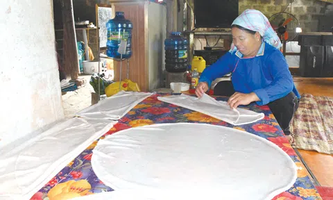 Lào Cai: Bánh phở Nàn Sán