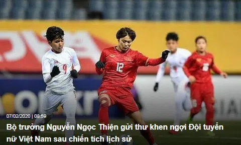 ‘Chúc Đội tuyển nữ Việt Nam tiếp tục gặt hái thành công’