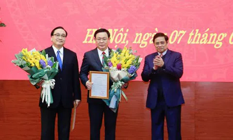Bộ Chính trị phân công ông Vương Đình Huệ làm Bí thư Thành ủy Hà Nội