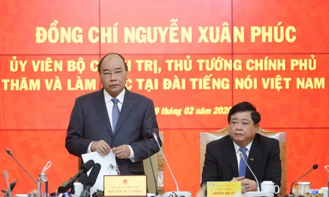 Thủ tướng làm việc với Đài Tiếng nói Việt Nam