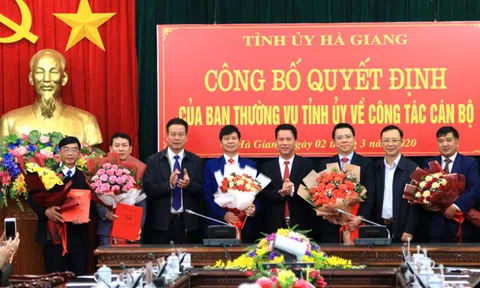 Hà Giang điều động, bổ nhiệm nhiều cán bộ chủ chốt