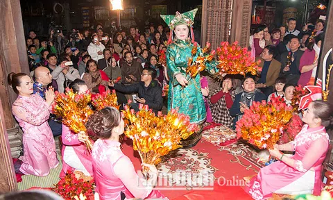 Nam Định: Bảo tồn và phát huy Di sản văn hóa phi vật thể nghi lễ Chầu văn của người Việt