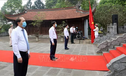 Phú Thọ: Thành kính Lễ Giỗ Đức Quốc Tổ Lạc Long Quân, dâng hương tưởng niệm Tổ Mẫu Âu Cơ
