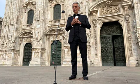 Danh ca opera Andrea Bocelli truyền tải thông điệp hy vọng