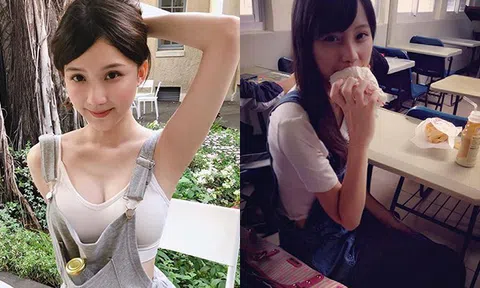 Khoe mặt mộc xinh như tiên tử, hot girl Đài Loan khiến ai nhìn cũng phát mê