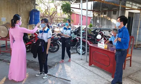 Trở lại trường sau kỳ nghỉ “Cô-Vy”, học trò đã có muôn vàn chuyện để kể