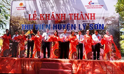 Quảng Ngãi: Khánh thành đưa vào sử dụng Thư viện huyện Lý Sơn