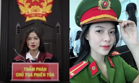 Diện trang phục này, “hot girl toà án” lại gây sốt mạng